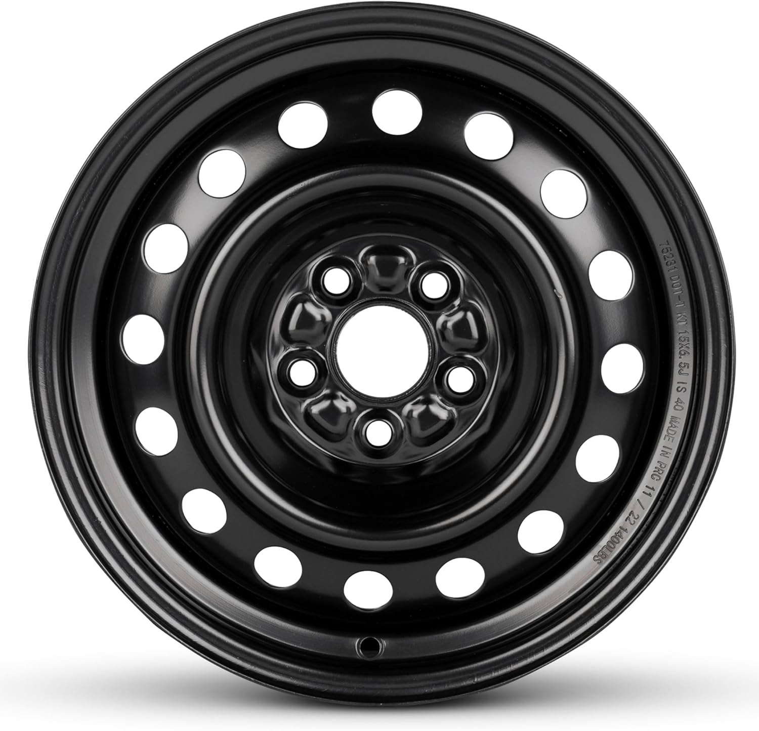 For 2019-2022 Toyota Corolla 15 Inch Painted Black Rim - OE Direct Replacement - Road Ready Car Wheel
