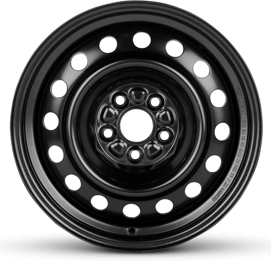 For 2019-2022 Toyota Corolla 15 Inch Painted Black Rim - OE Direct Replacement - Road Ready Car Wheel