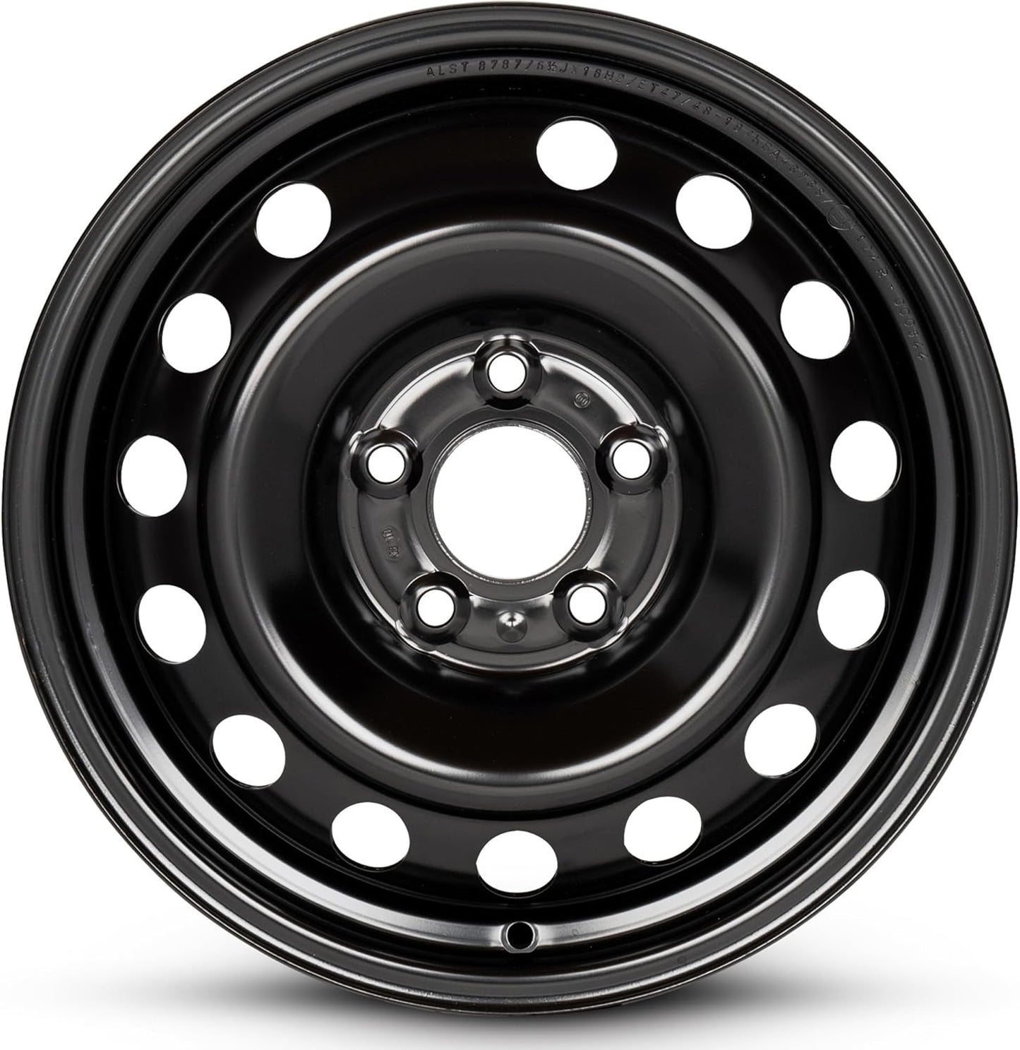 For 2014-2019 Kia Soul 16 Inch Black Painted Steel Rim - OE Direct Replacement - Road Ready Car Wheel