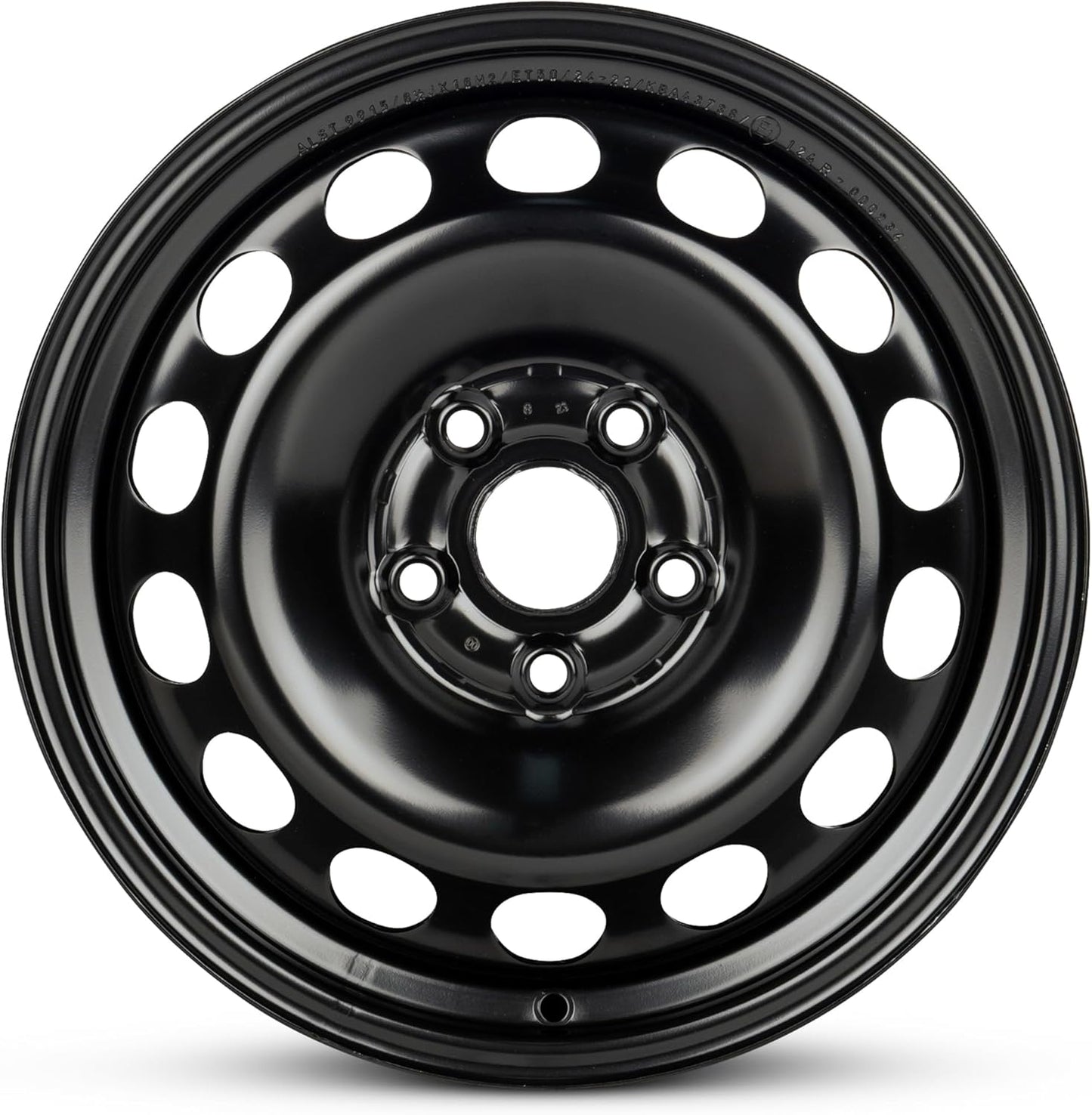 For 2006-2010 Volkswagen Passat 16 Inch Painted Black Rim - OE Direct Replacement - Road Ready Car Wheel