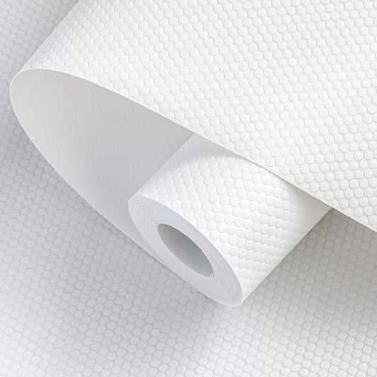 wohomuke Shelf Liners 24 inch x 20 ft Shelf Liners for Kitchen cabinets nonstick Shelf Lining Drawer Mats EVA Protector for Cupboard (White,24 inch x 20 ft)