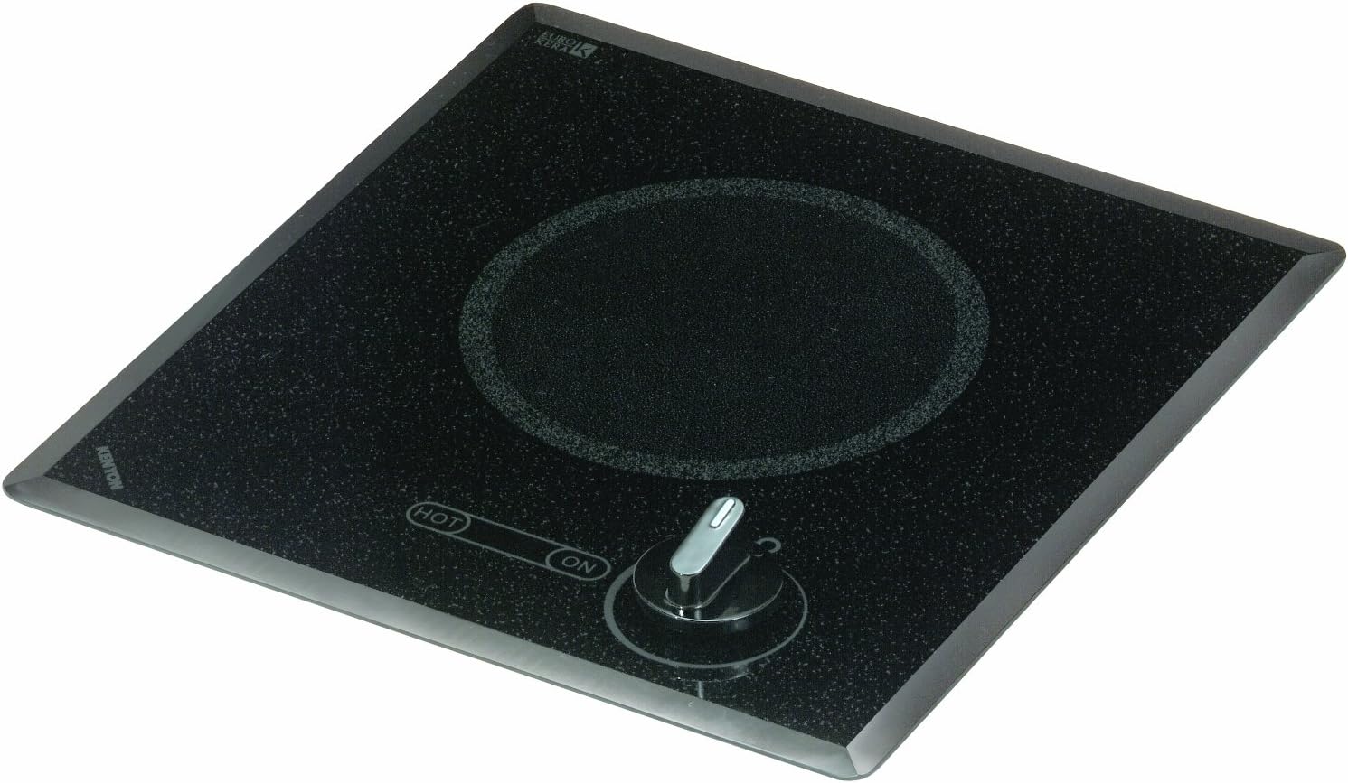 Kenyon B41598 6-1/2-Inch Mediterranean Single Burner Cooktop with Analog Control UL, 208-volt, Black