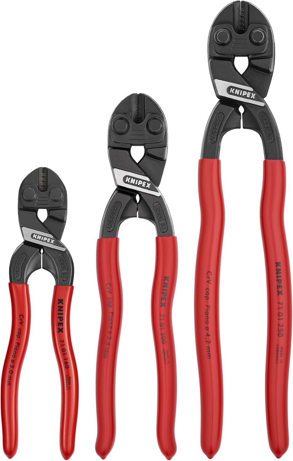 KNIPEX Tools 00 20 05 US2 3 Pc CoBolt® Compact Bolt Cutter Set