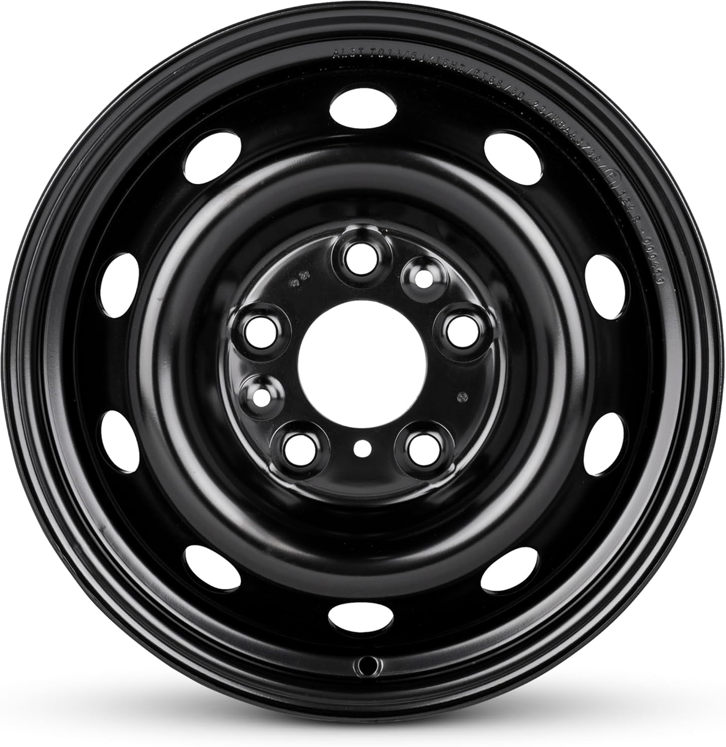 For 2014-2025 Dodge Promaster 1500 16 Inch Painted Black Rim - OE Direct Replacement - Road Ready Car Wheel