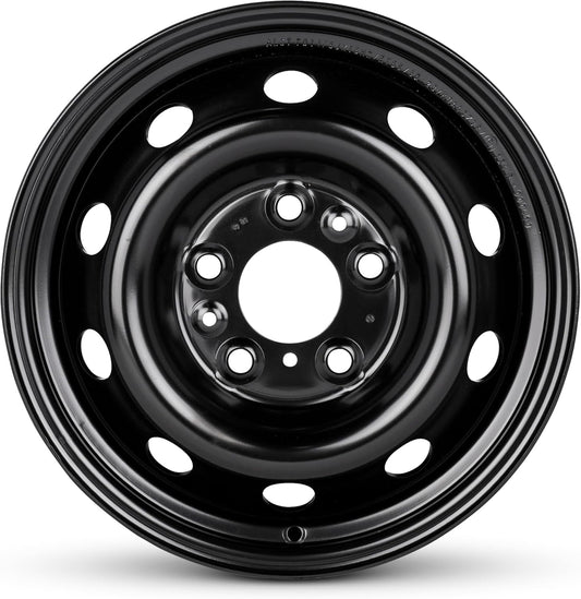 For 2014-2025 Dodge Promaster 2500 16 Inch Painted Black Rim - OE Direct Replacement - Road Ready Car Wheel