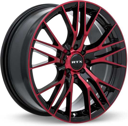 Rtx Vertex 16x7 5x114.3 Machined Red Wheels