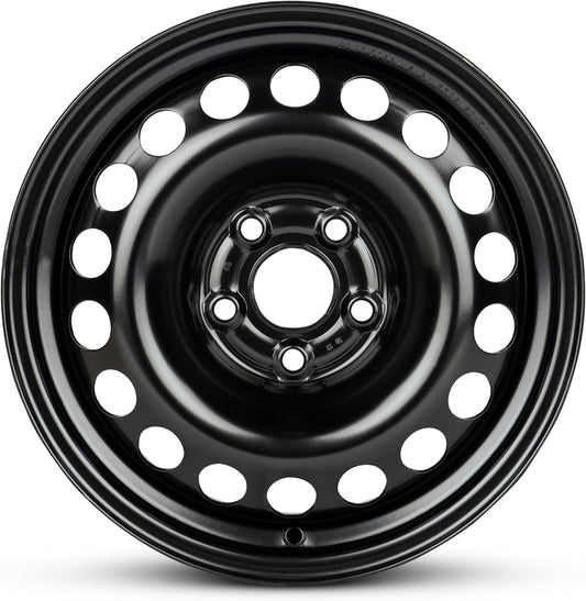 For 2016-2019 Chevrolet Cruze 15 Inch Painted Black Rim - OE Direct Replacement - Road Ready Car Wheel