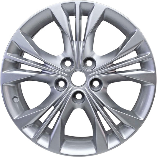 New 18x8" 18 Inch Silver Aluminum Alloy Wheel Rim for Chevrolet Impala 2014 2015 2016 2017 2018 2019 2020 | ALY05710U20N | Direct Fit - OE Stock Specs