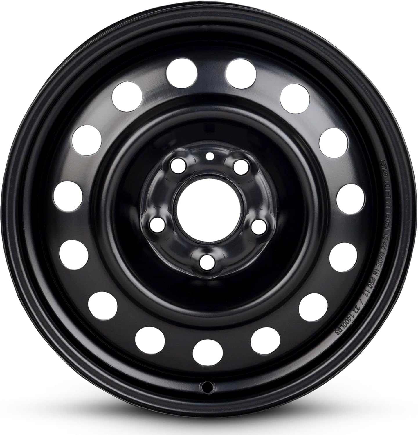 For 03-10 Mitsubishi Lancer 16 Inch Painted Steel Rim - OE Direct Replacement - Road Ready Car Wheel