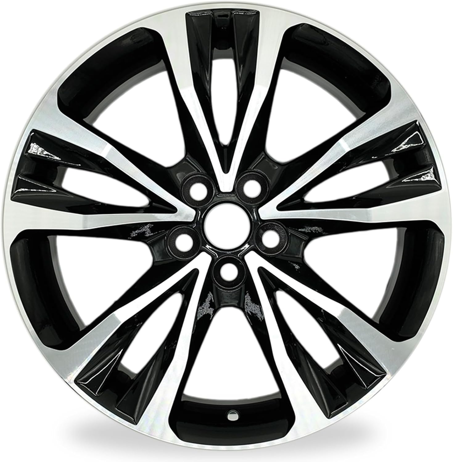 For Toyota Corolla Machined Black OEM Design Wheel 17" 2017 2018 2019 SAW75208 Single Replacement Rim