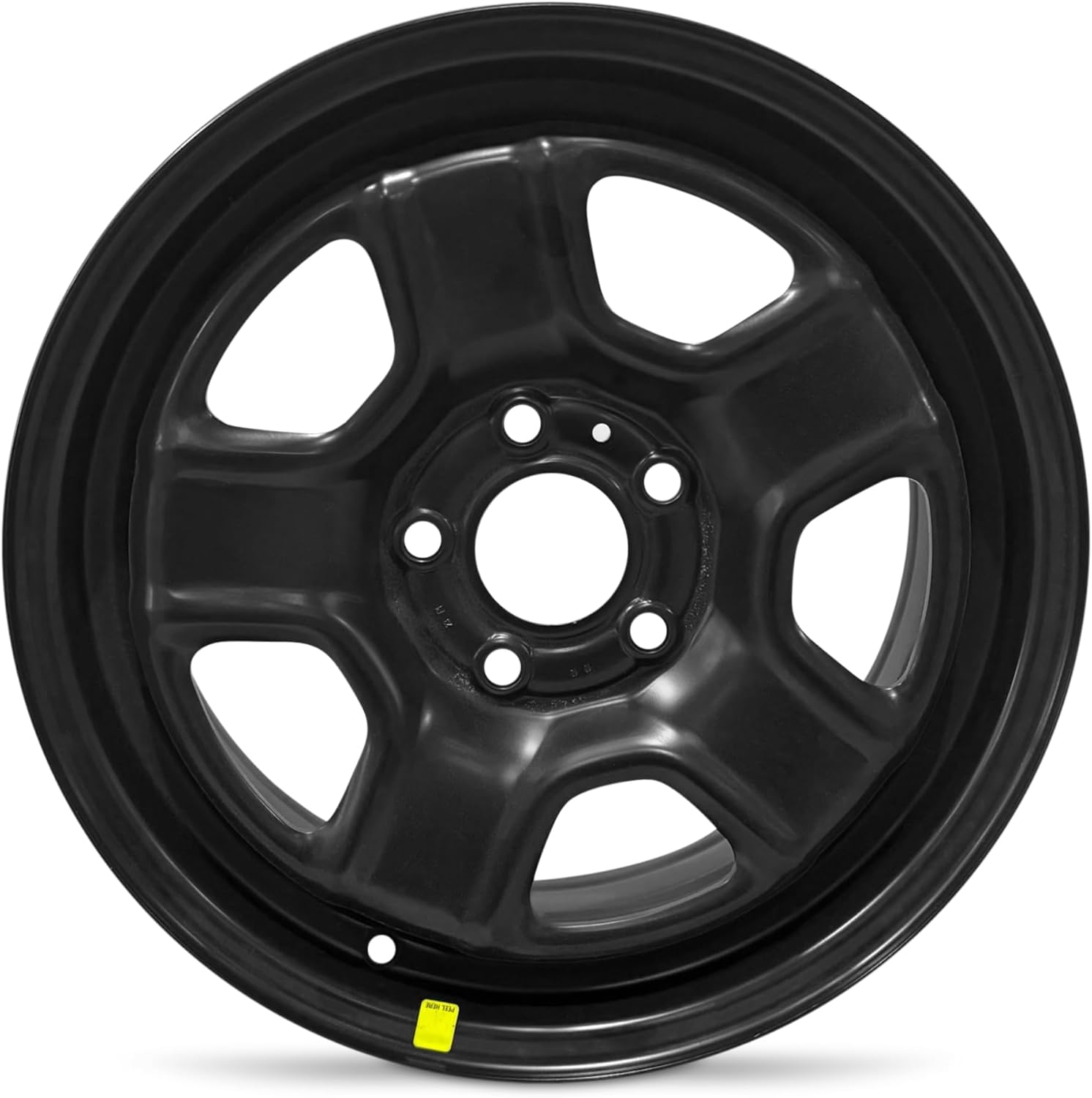 For 2007-2017 Jeep Patriot 16 Inch Powder-Coated Black Steel - Genuine OEM Rim - Road Ready SUV Wheel