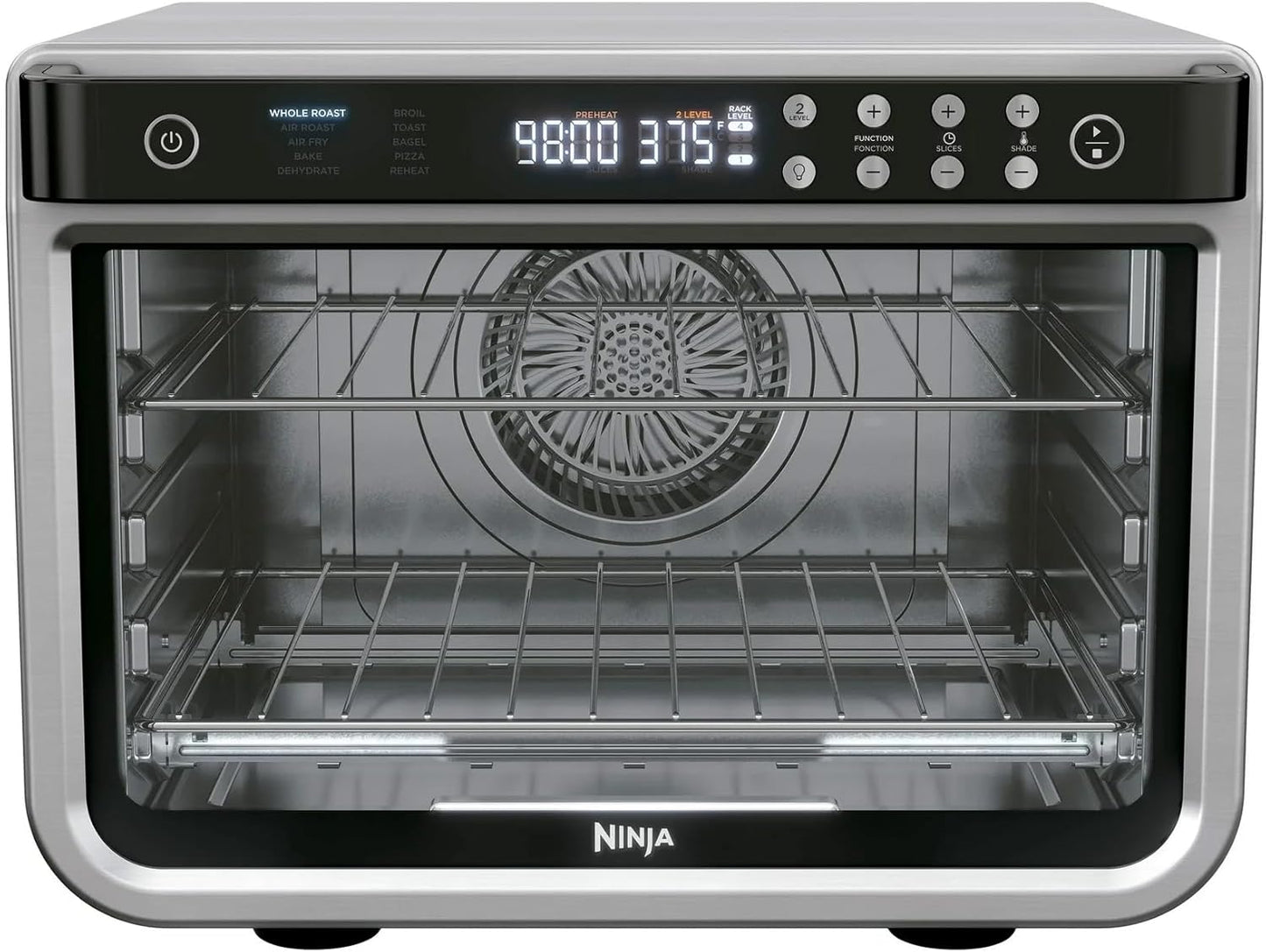 Generic Ninja DT200 Foodii 8 in 1 XL Pro Air Fry Oven, Large Countertop Convection Oven with Digital Display Made Air Fry, Air Roast, Bake & More, Silver