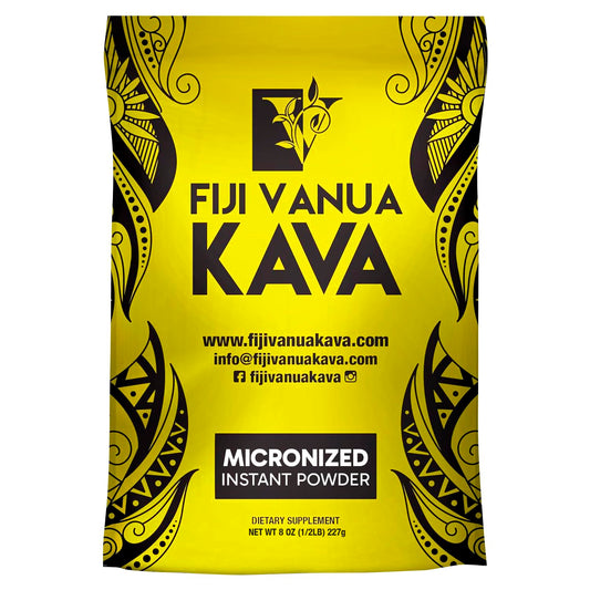 Micronized Kava Powder, Portable and Easy to Prepare Kava Root, No Straining Needed, Pure & Strong Drink Powder, 8 oz