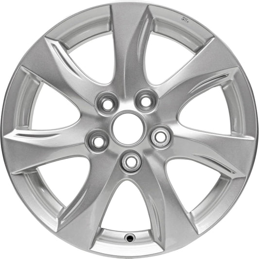 New 16" 16x6.5" 16 Inch Premium Alloy Wheel Rim for Mazda 3 2010 2011 2012 | ALY64927U20N | Direct Fit - OE Stock Specs