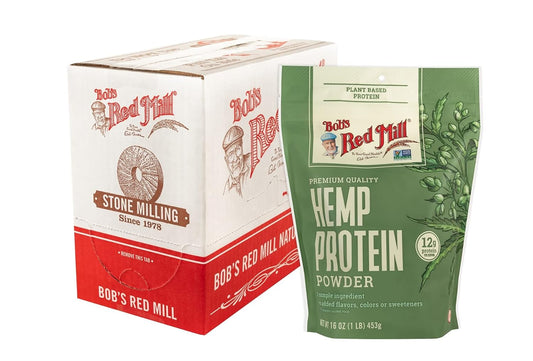 Bob's Red Mill Hemp Protein Powder, 16oz (Pack of 4) - Non GMO, Vegan, Paleo Friendly, Keto Friendly, Kosher