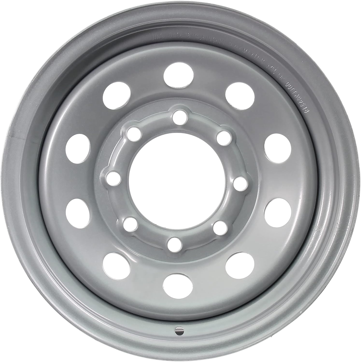 eCustomrim Equipment Trailer Rim Wheel 16" 16X6 8 Hole Bolt Lug Silver Modular