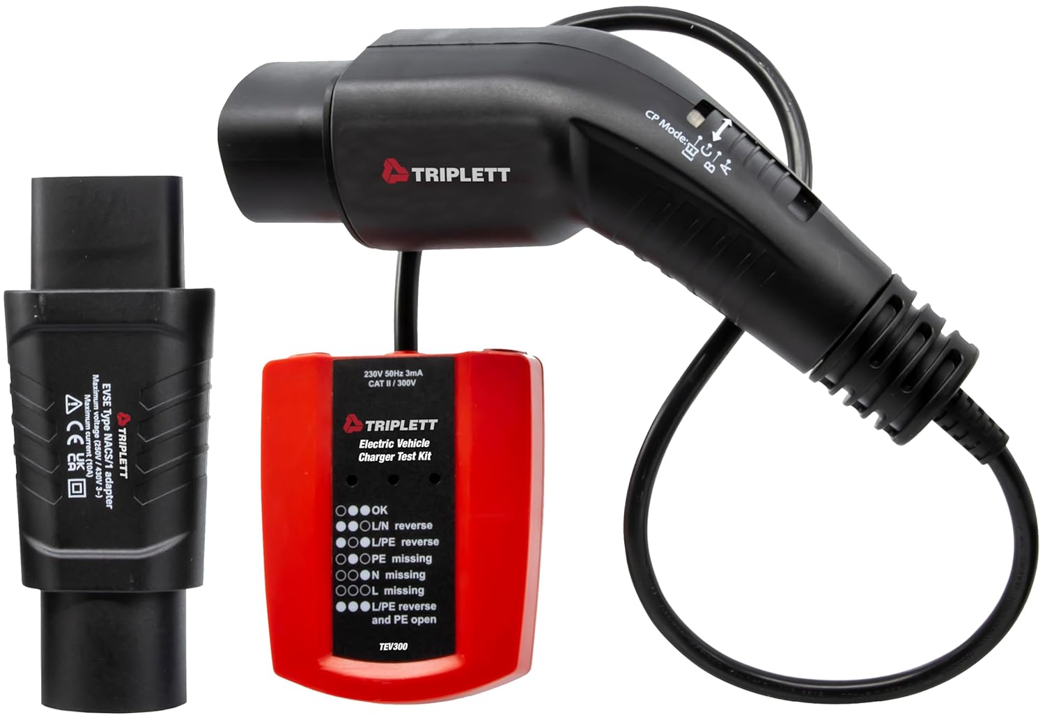 Triplett TEV300 Electric Vehicle Charger Test Kit