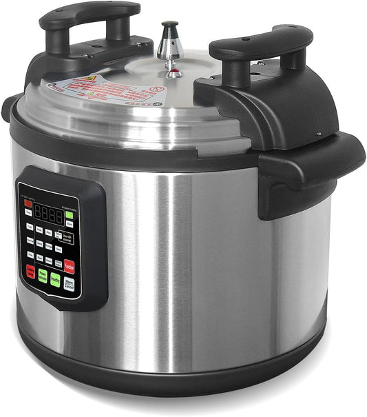 Kolice Commercial 15L Pressure Cooker, Multi-Function Pressue Canner Cooker With Non-stick Inner Pot, 2000W, only for 220V electric (NOT 110V) widely used in Hotel Restaurant Kitchen