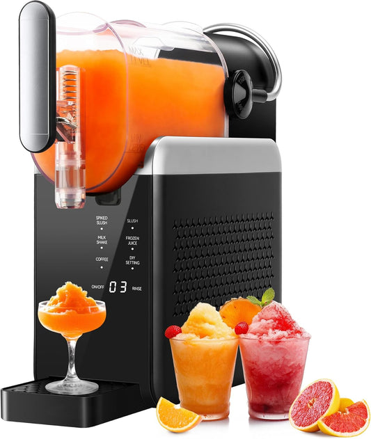 Slushie Machine No Ice Needed - 88oz Slushy Machine for Home, Frozen Drink Maker with 6 Presets Mode, Quick Freeze Margarita Machine, Perfect for Spiked Slush, Milkshake, Coffee and More