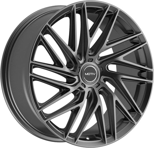 Motiv 429G 18x8 5x4.5"/5x120 +40mm Gunmetal Wheel Rim 18" Inch