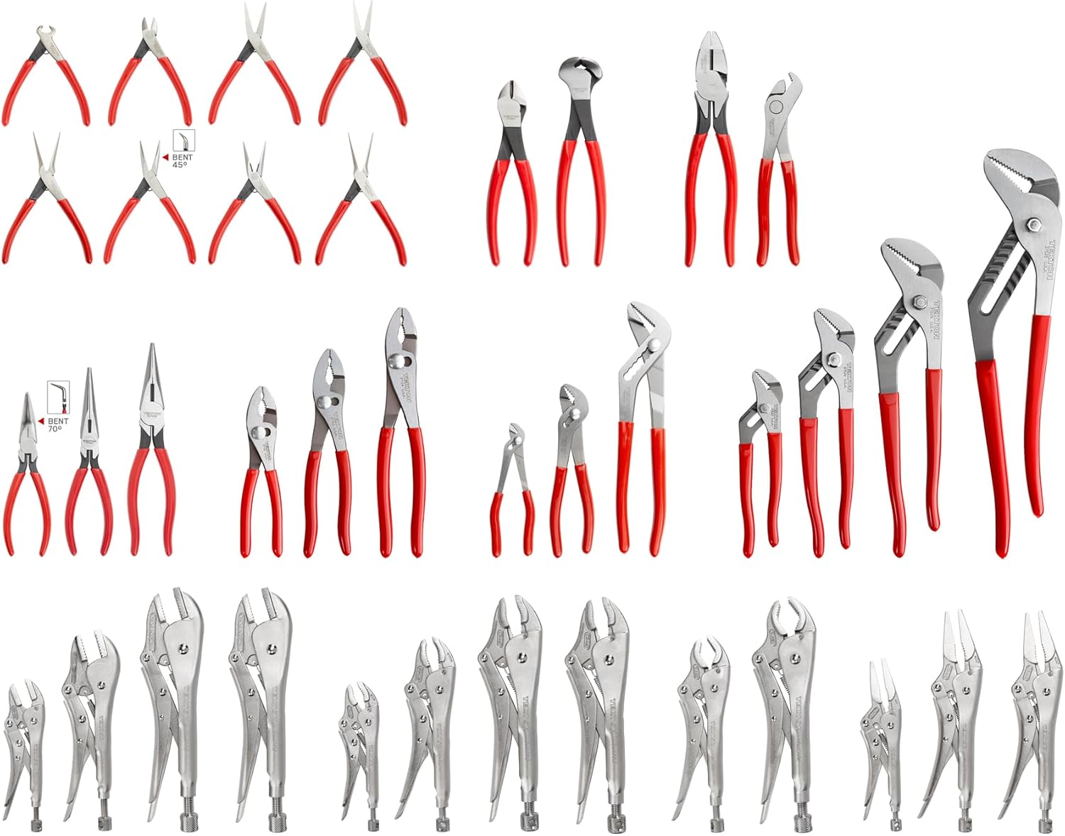 TEKTON Gripping, Cutting, Locking, and Mini Pliers Set (38-Piece) | PLR99021