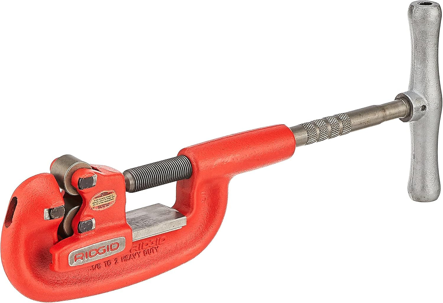 RIDGID 32820 Model 2-A Heavy-Duty Steel Pipe Cutter with Extra-Long Shank, 1\/8" to 2" Metal Pipe Cutter