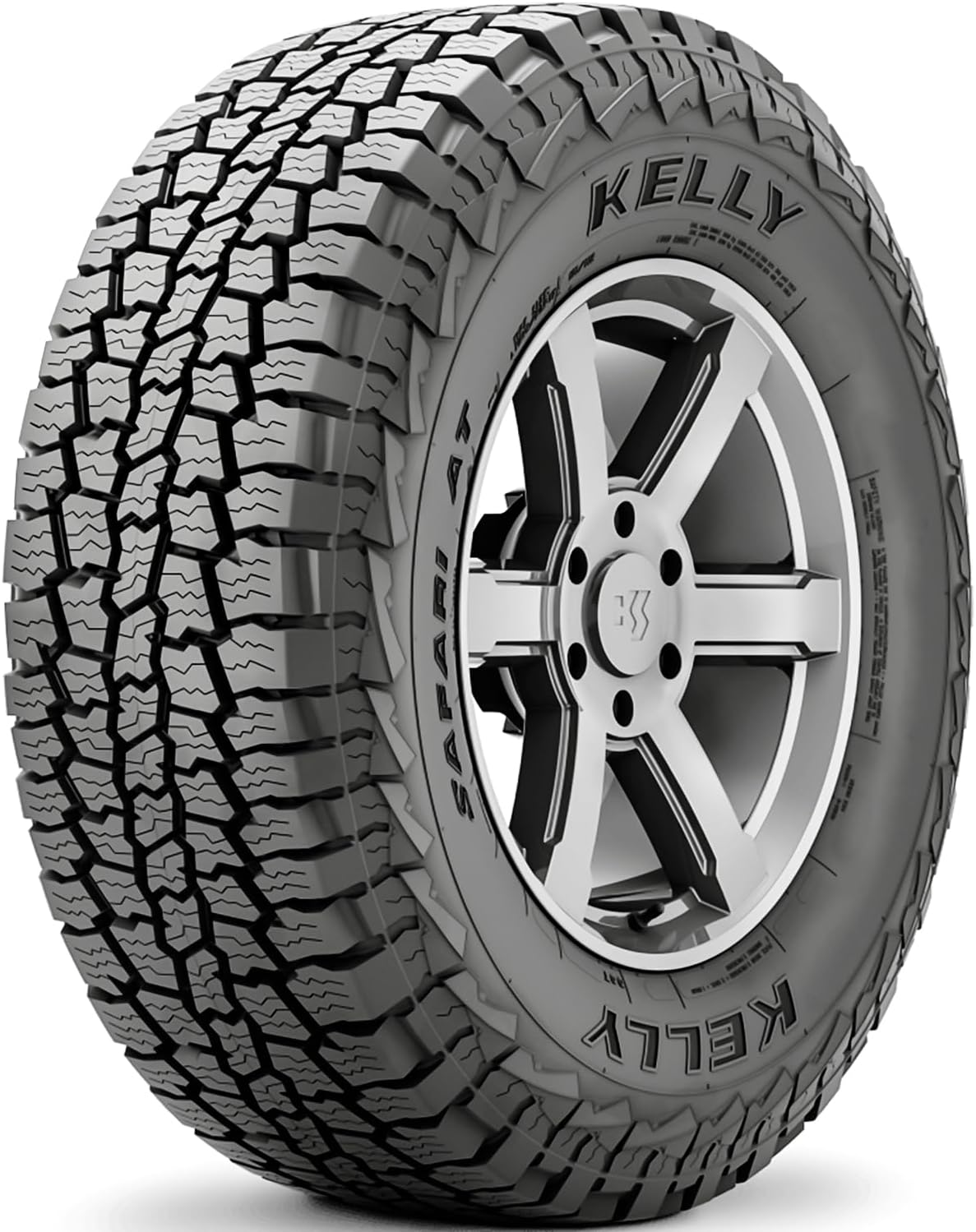Kelly Safari A/T Truck/SUV All-Terrain Off-Road Radial Tire-235/70R16 235/70/16 235/70-16 106T Load Range SL 4-Ply BSL Black Serrated Letters