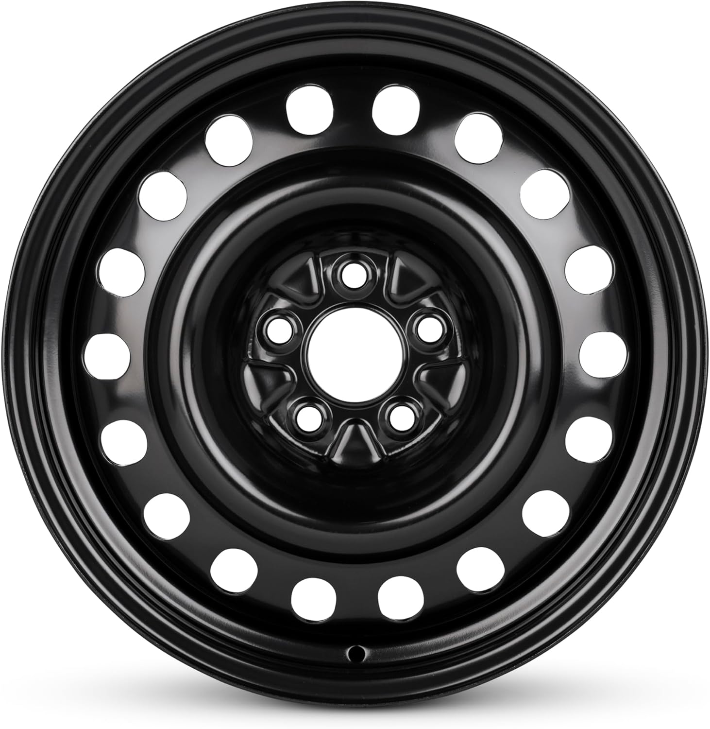 For 20-23 Ford Escape 17 Inch Black Painted Steel Rim - OE Direct Replacement - Road Ready Car Wheel