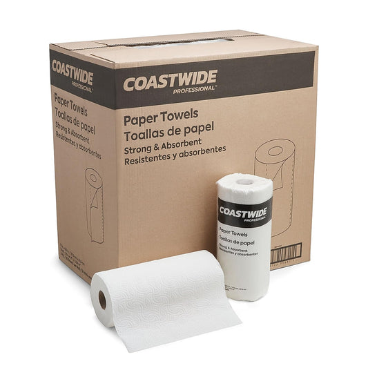 2-Ply Kitchen Paper Towels, 85-Sheets Per Roll, 30-Pack, White