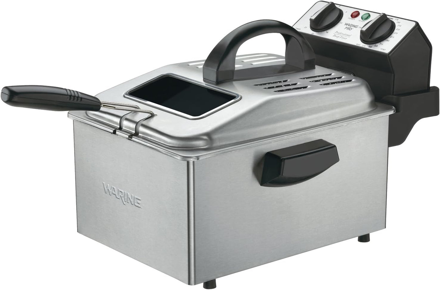 Waring DF250B 1800-Watt Deep Fryer, Brushed Stainless