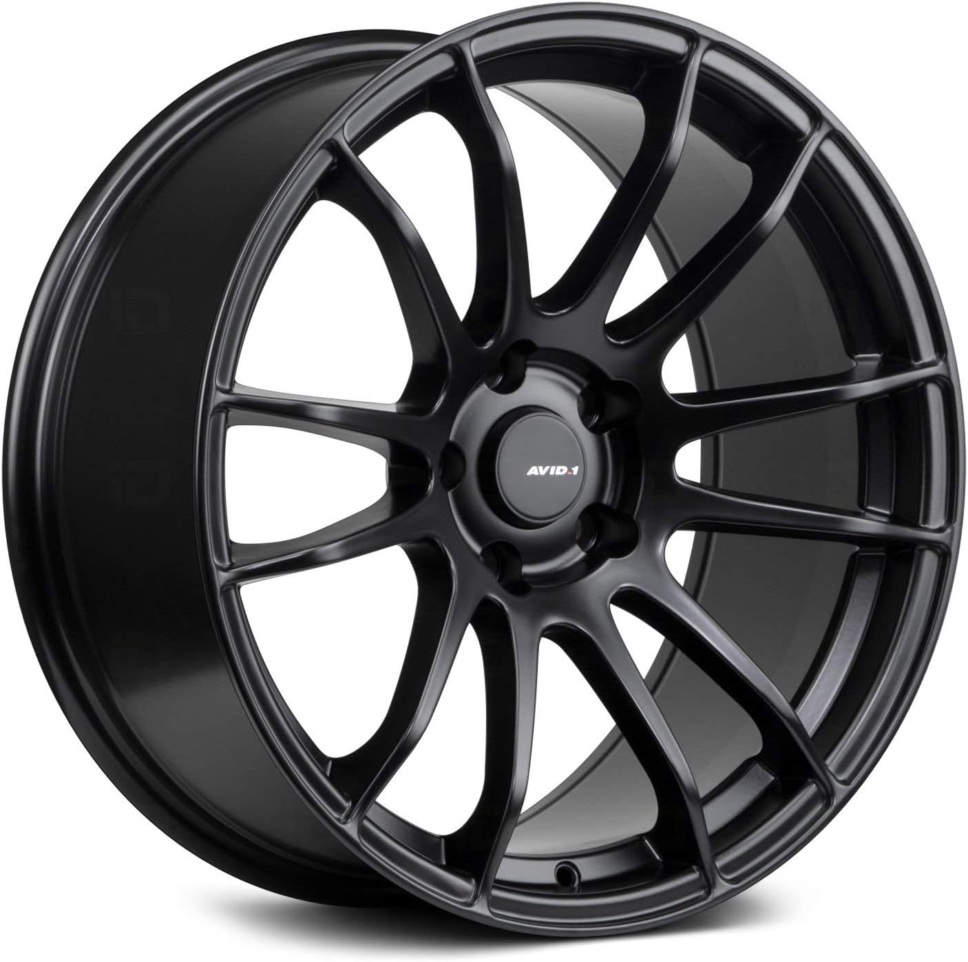 AVID.1 AV-20 Matte Black 17x8 Custom Wheel \u2013 5x100 Bolt Pattern with +35 Offset \u2013 Lightweight Performance Alloy Wheel \u2013 Aggressive Street Style & Track-Ready Car Accessories