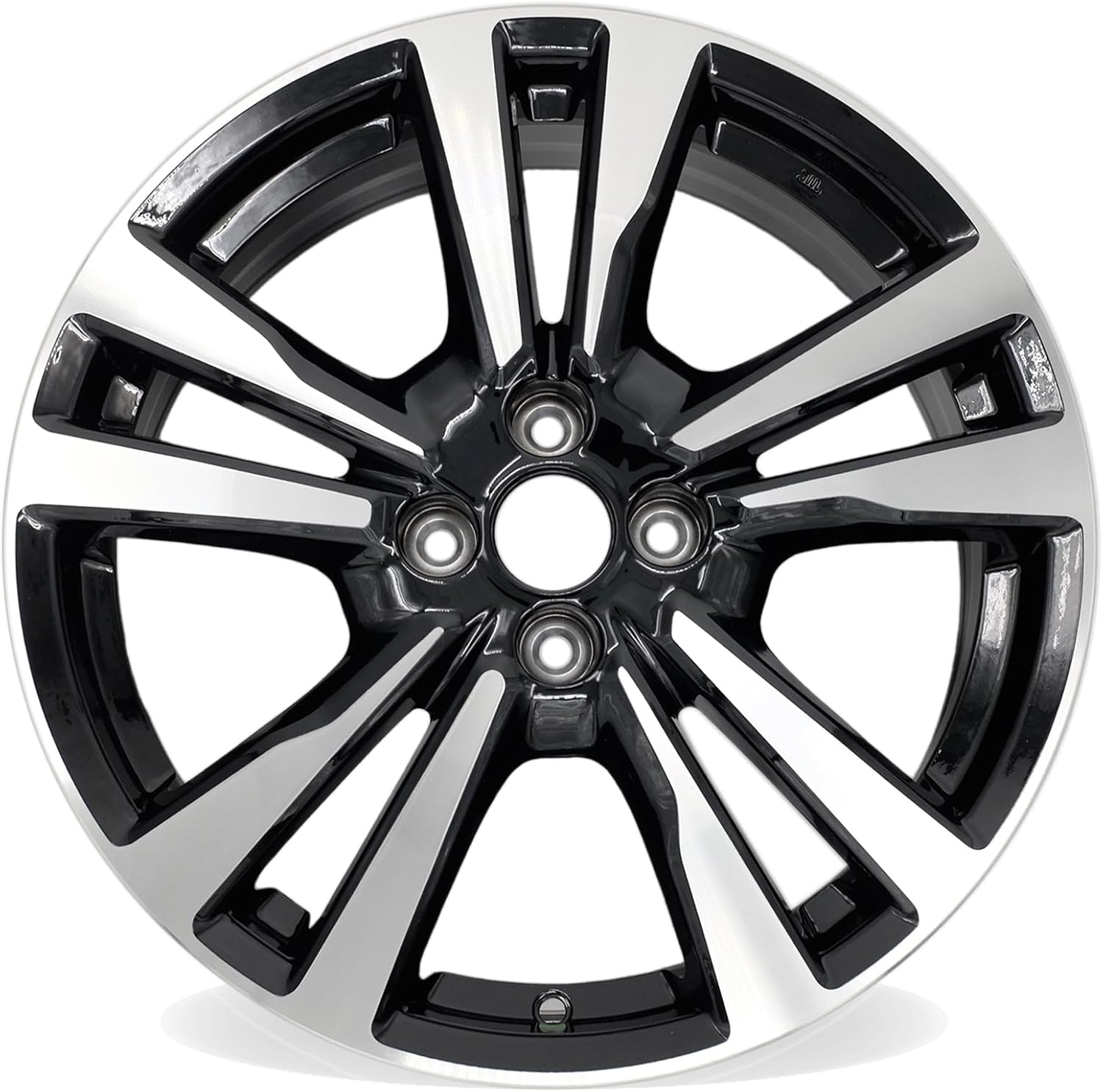 New Single 17" 17x6.5 Inch Alloy Wheel for 2018–2020 Nissan Kicks | OEM Design Replacement Rim | Machined Black Finish | Direct Fit – OE Stock Specs | 62792
