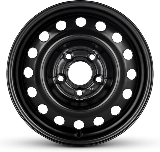 For 2015-2023 Chevrolet City Express 15 Inch Painted Black Rim - OE Direct Replacement - Road Ready Car Wheel