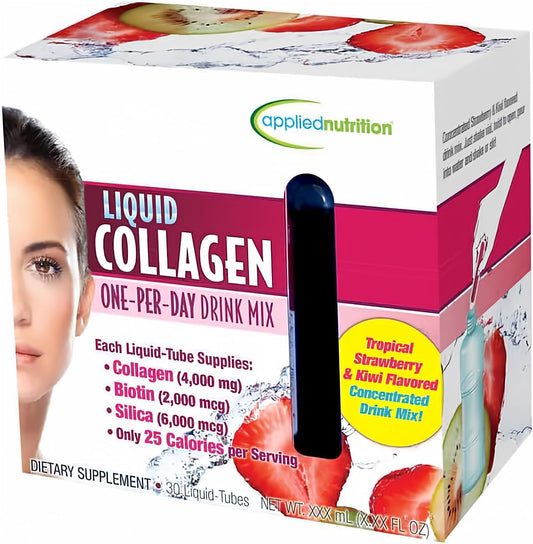App lied Nutrition Liquid Collagen One-per-Day Drink Mix 30 Servings of 4,000mg Each