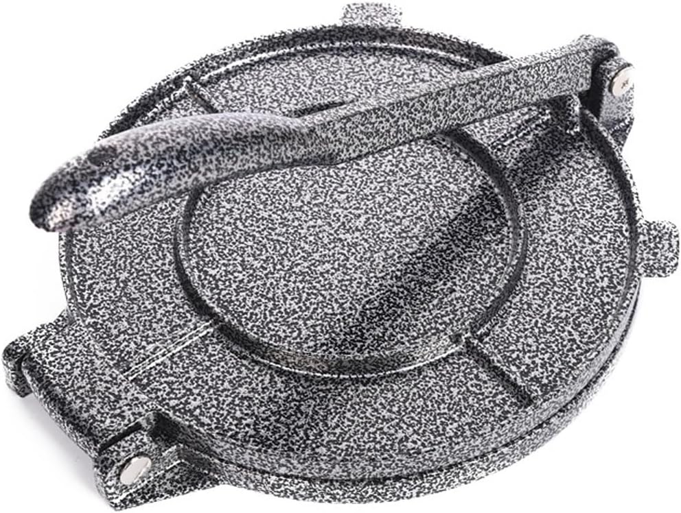 Tortilla Press Empanada Maker Press Aplastador De Tortillas Prensa Para Tortillas Heavy Duty Quesadilla Maker for Homemade Flatbreads Rotis Empanadas lack Gray(20CM)