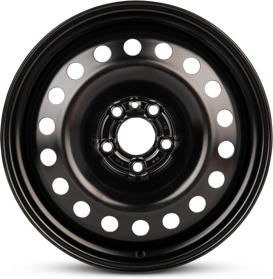 For 15-18 Jeep Renegade 17 Inch Steel Black Rim - OE Direct Replacement - Road Ready SUV Wheel