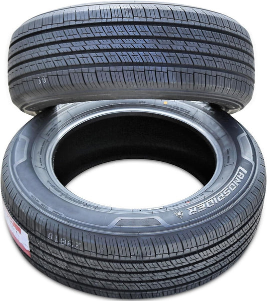 Set of 2 (TWO) Landspider Citytraxx H/T All-Season Truck/SUV Highway Radial Tires-235/60R16 235/60/16 235/60-16 100H Load Range SL 4-Ply BSW Black Side Wall UTQG 480AA