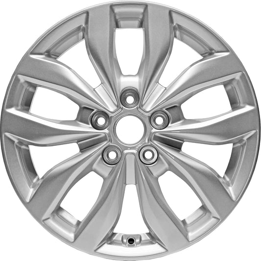 New 17'' 17x6.5 Aluminum Alloy Wheel Rim for 2014 2015 KIA Optima | ALY74690U20N | Direct Fit - OE Stock Specs, Silver
