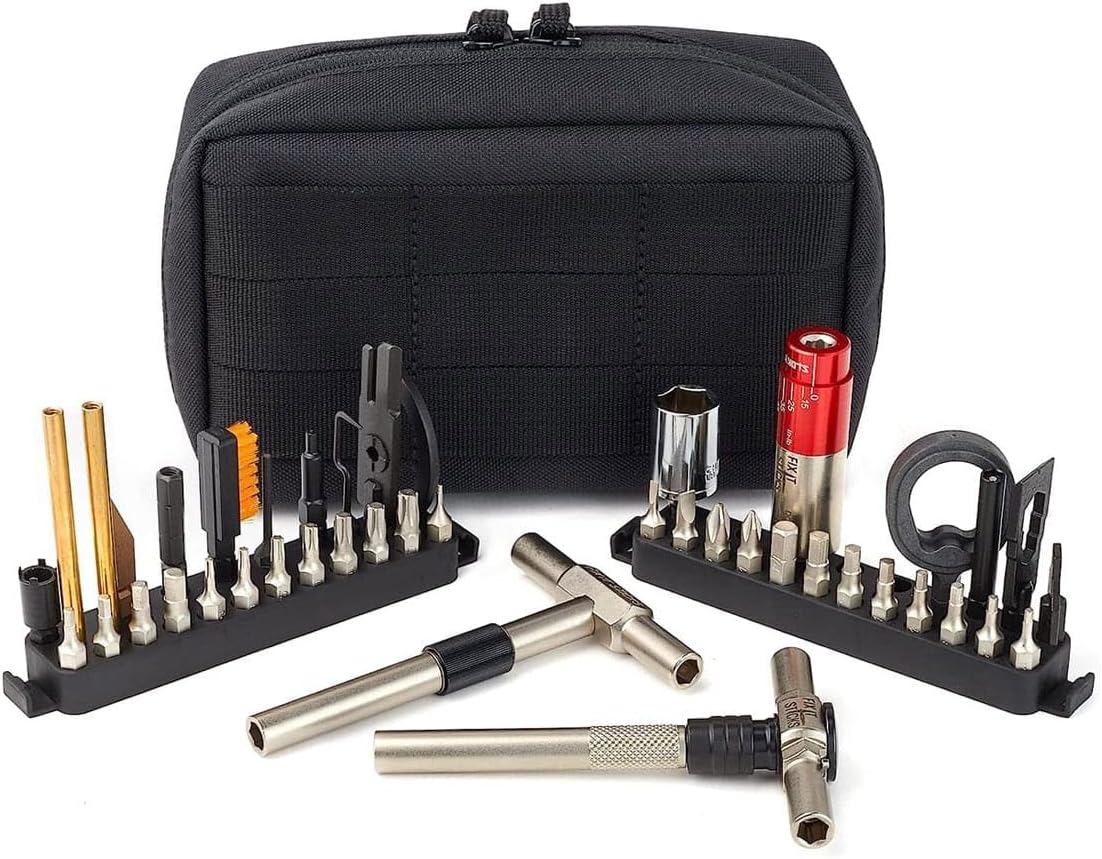 Fix It Sticks The Works Maintenance Kit with All-in-One Torque Driver and T-Way Wrench + Locking Ratcheting T-Way Wrench - Custom Bundle