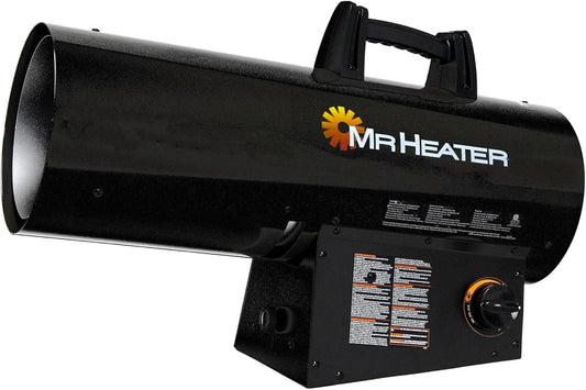 Mr. Heater 125,000 BTU Forced Air Propane Space Heater with 10 ft. Hose and Regulator
