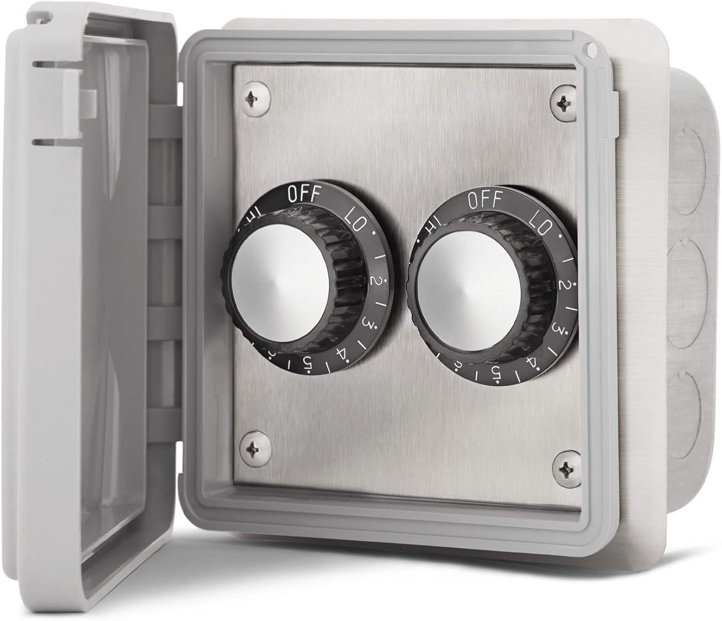 Infratech Dual INF Input Regulator, Flush Mount Control W/Weatherproof Cover, 120 Volt, 14-4115