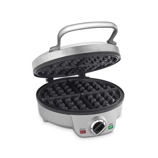 Cuisinart, 4 Slice Belgian Waffle Maker - Round, WAF-200NAS