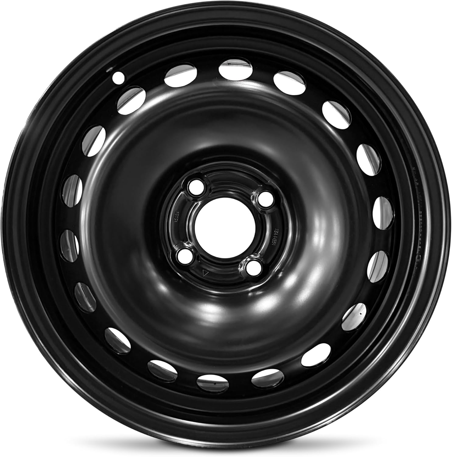 For 2020-2025 Nissan Versa 15 Inch Painted Black Rim - OE Direct Replacement - Road Ready Car Wheel