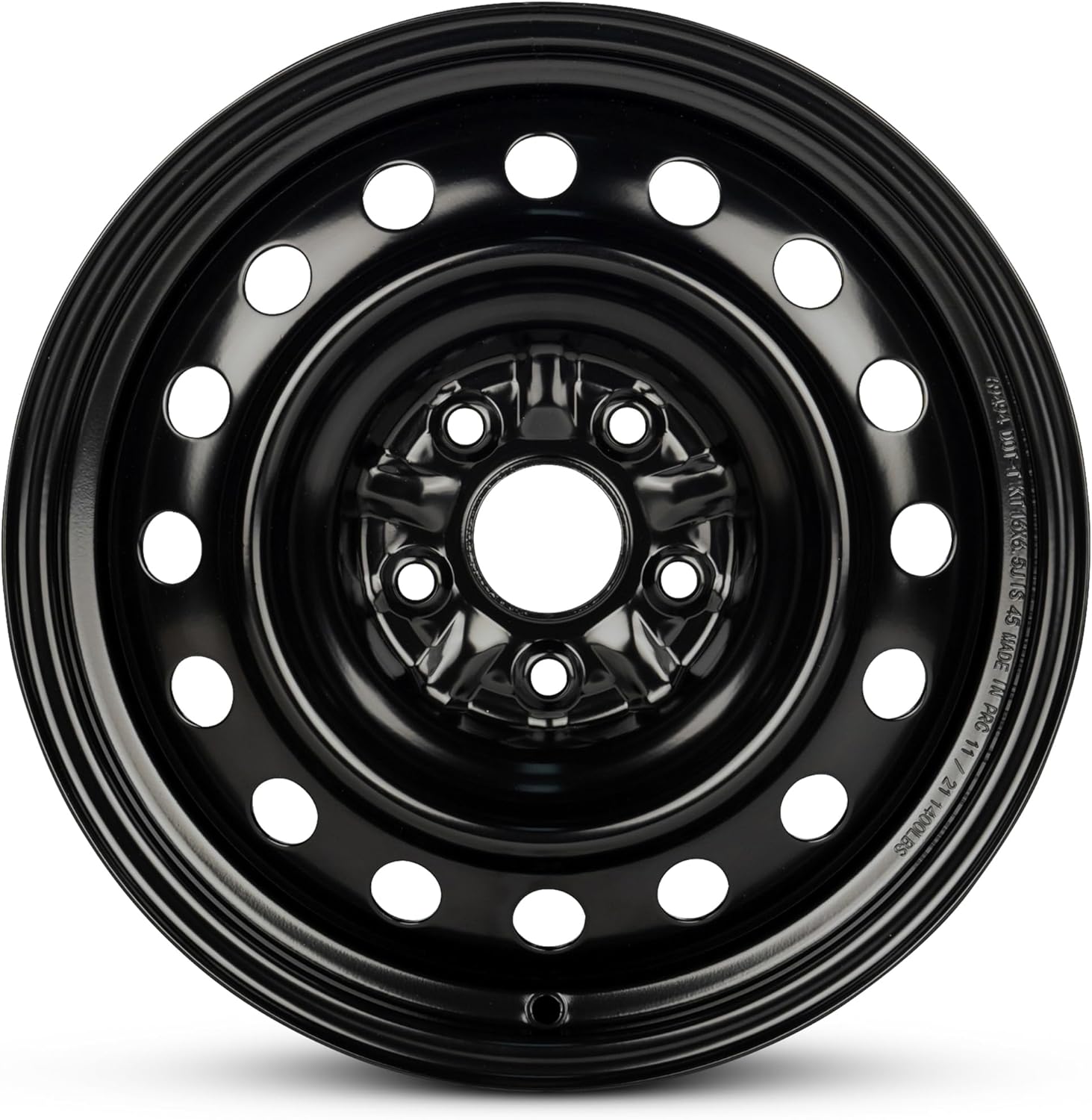 For 2010-2013 Suzuki Kizashi 16 Inch Painted Black Rim - OE Direct Replacement - Road Ready Car Wheel