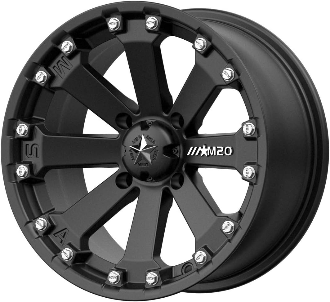 MSA Offroad Wheels MA20 14X7 4X137 S-BLK 00MM - M20-04737