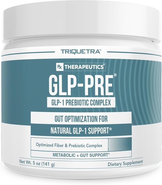 GLP-Pre™ – Optimized Prebiotic Fiber Complex - Gut-Microbiome Optimization for Natural GLP-1 Pathway Support & Metabolic Wellness - Includes Clinically Studied Non-Digestible Fibers - 30 Servings