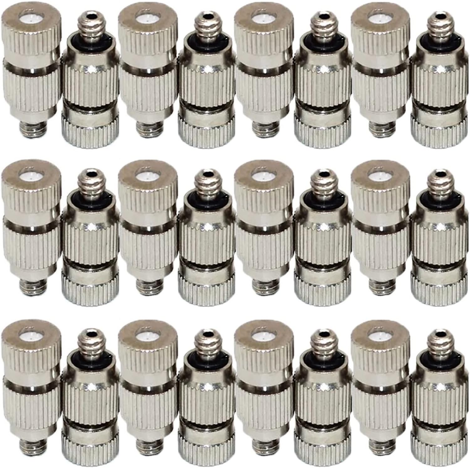 Pfeilzieher 100pcs Brass misting nozzles for Outdoor Cooling misting System high Pressure Mister nozzles Anti drip Cooling Micro Mist nozzles 3 16 Thread 0 004 0 039 Orifice Size 0 9mm