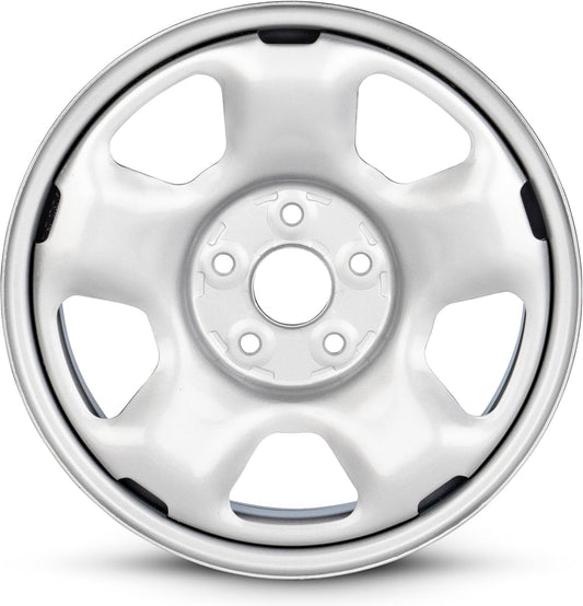 For 09-15 Honda Ridgeline 09-15 Pilot 17 Inch Painted Silver Steel Rim - OE Direct Replacement - Road Ready SUV Wheel