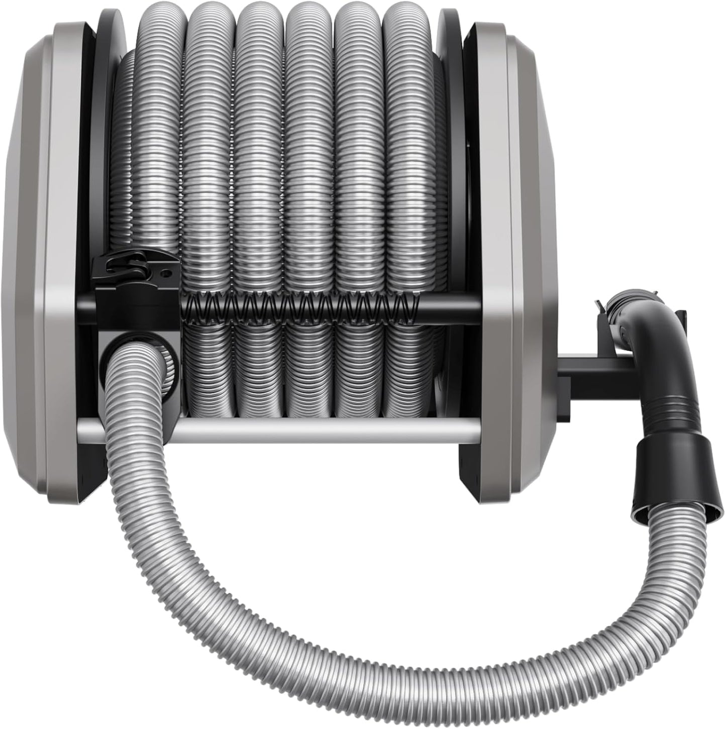 Giraffe Tools Vacuum Hose Extension Reel with 30FT Hose, 1-1\/4'' Wall Mount Vacuum Hose Reel, Suitable for Diameter 32mm Wet Dry Vacuums