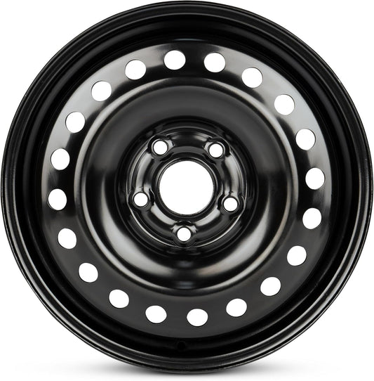 For 2013-2019 Nissan Sentra 16 Inch Painted Black Rim - OE Direct Replacement - Road Ready Car Wheel